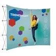 10' Curved Splash Floor Display Face KitRecycle -d Polyester | https://www.bestnamebadges.com