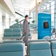 3' Straight Splash Floor Display 4-Sided Kit Rcy Polyester | https://www.bestnamebadges.com