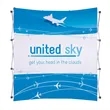 8' Curved Splash Floor Display Face Kit (Recycled Polyester) | https://www.bestnamebadges.com