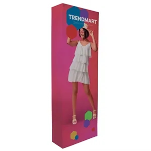 3' Straight Splash Floor Display Wrap Kit Recycled Polyester
