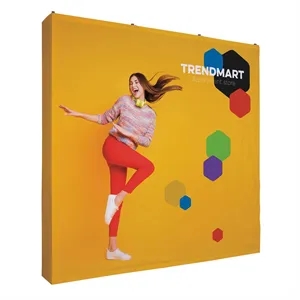 8' Straight Splash Floor Display Wrap Kit Recycled Polyester