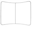 10' EuroFit Bow Floor Display Kit | https://www.bestnamebadges.com