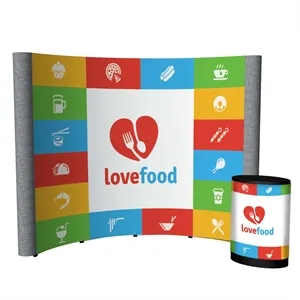 10' Echo Pop-Up Kit (Mural with Fabric Ends)