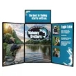 6' Fast Trak Display - Kit C (Full Graphic Panels) | https://www.bestnamebadges.com