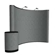 10' Curved ARISE Floor Display Kit (Fabric) | https://www.bestnamebadges.com