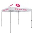 10' Deluxe Tent Kit (Full-Color Imprint, 4 Locations) | https://www.bestnamebadges.com
