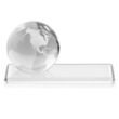 Globe Award on Rectangle Base - Clear | https://www.bestnamebadges.com