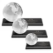 Globe Award on Rectangle Base - Black | https://www.bestnamebadges.com