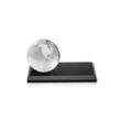 Globe Award on Rectangle Base - Black | https://www.bestnamebadges.com