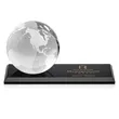 Globe Award on Rectangle Base - Black | https://www.bestnamebadges.com