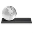 Globe Award on Rectangle Base - Black | https://www.bestnamebadges.com