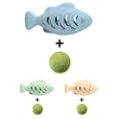 Cat Toy Silicone Fish | https://www.bestnamebadges.com