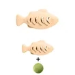 Cat Toy Silicone Fish | https://www.bestnamebadges.com