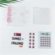 Mini Binder Savings Challenge | https://www.bestnamebadges.com