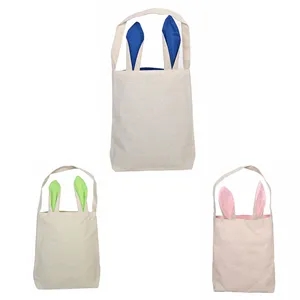 Burlap Easter Bunny Bags