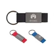 Boyd Aluminum & Leatherette Keyring | https://www.bestnamebadges.com