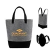 Abram RPET Felt Tote | https://www.bestnamebadges.com