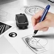 Custom Neptune Stylus Banner Pen | https://www.bestnamebadges.com