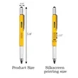 Promotional 6 In 1 Tech Tool Screwdriver Pen | https://www.bestnamebadges.com