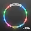 Bright Light Up Dog Collar, Rechargeable | https://www.bestnamebadges.com