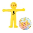 Creative Stress Relief Toys   Stretchable Yellow Characters | https://www.bestnamebadges.com