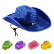 Light Up Cowboy Hat | https://www.bestnamebadges.com