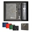 Luxurious Gift Set: A5 PU Notebook, Thermos, USB & Pen | https://www.bestnamebadges.com