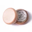 Two Layer Solid Wood Magnet Smoke Grinder | https://www.bestnamebadges.com