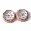 Two Layer Solid Wood Magnet Smoke Grinder | https://www.bestnamebadges.com