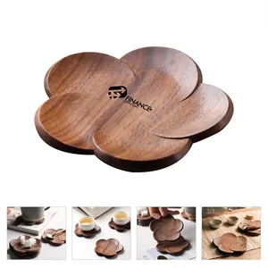 Black Walnut Wooden Cup Coaster