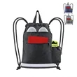 Drawstring Backpack Gym Sports Bag for Swim | https://www.bestnamebadges.com