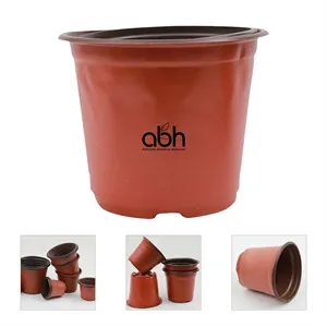 Double color succulent flowerpot