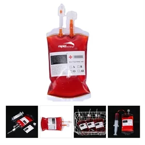 12oz Clear Blood Energy Drink Bag