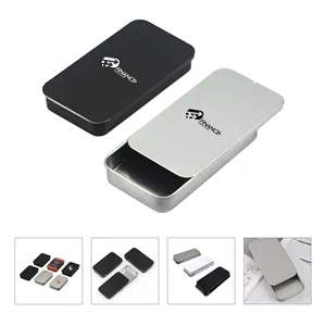 Mini Metal Slide Top Tin Containers