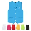 Unisex Volunteer Work Vest With Pocket | https://www.bestnamebadges.com