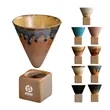 Rustic Stoneware Coffee Mug | https://www.bestnamebadges.com