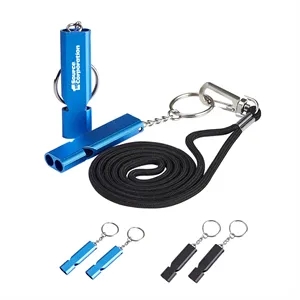 Emergency Whistle With Lanyard Keychain