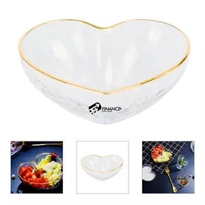 Heart shape Glass bowl