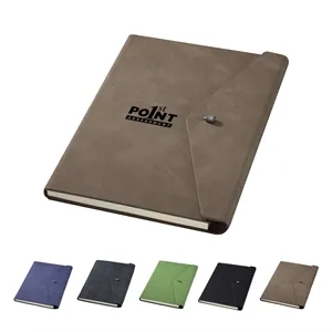 Pu Leather Foldover Notebook