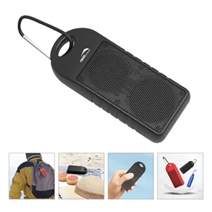 Personalized IPX4 waterproof Outdoor Speaker with Carabiner