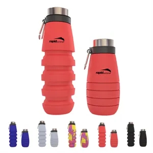 18oz Collapsible Portable Sports Water Bottle