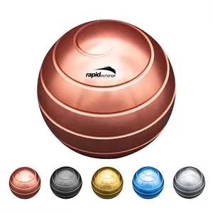 Aluminum Optical Illusion Fidget Spinner Ball