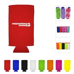 Full Color 12Oz Slim Neoprene Can Cooler Sleeves