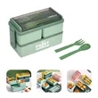 Double Plastic Bento Box | https://www.bestnamebadges.com