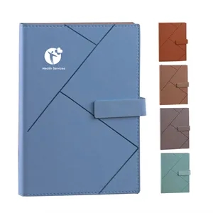 Custom Lined Notebook with Magnetic Buckle