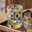 Colorful Mosaic Style Glass Suitable For Bar | https://www.bestnamebadges.com