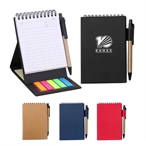 Combined Kraft Paper Coil Memo Pad Sticky Notes