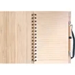Bamboo Notebook With A Pen | https://www.bestnamebadges.com
