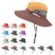 Quick Dry Sun Hat With Drawstring Closure | https://www.bestnamebadges.com
