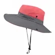 Quick Dry Sun Hat With Drawstring Closure | https://www.bestnamebadges.com